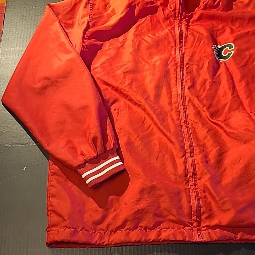 CALGARY FLAMES NHL Jacket with Embroidered Logo - Picture 3 of 13